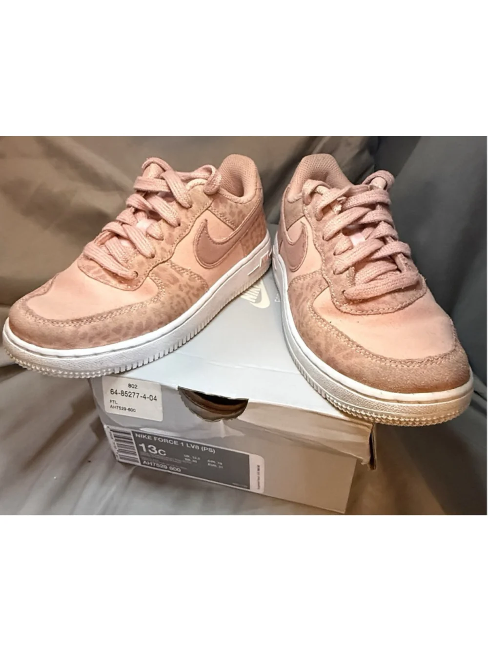 Nike Air Force 1 “Leopard” AH7529 600 Unisex Kids Size 13C With Box